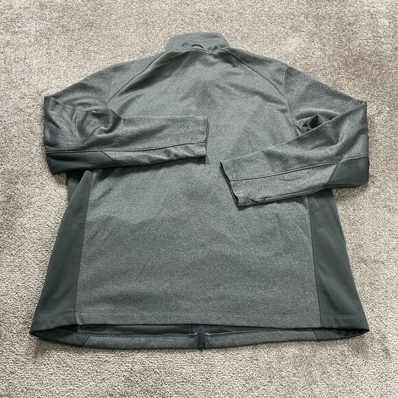 Columbia Active Jacket Men XL Gray Full Zip Pocket Mock Neck Long Sleeve Outdoor - Picture 2 of 10